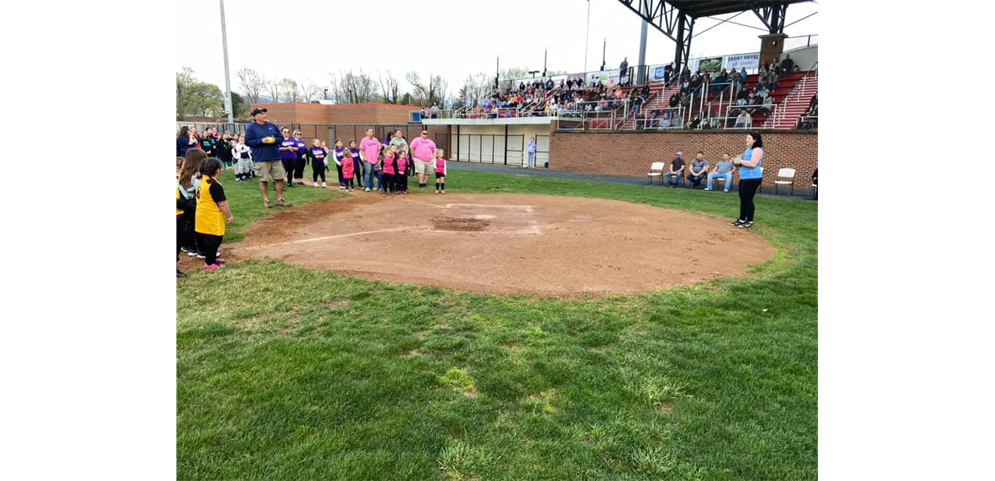 First Pitch by 2019-2020 President Mark Smoot